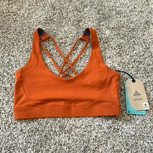 Prana Everyday Bra. Size small. Color is gingerbread.